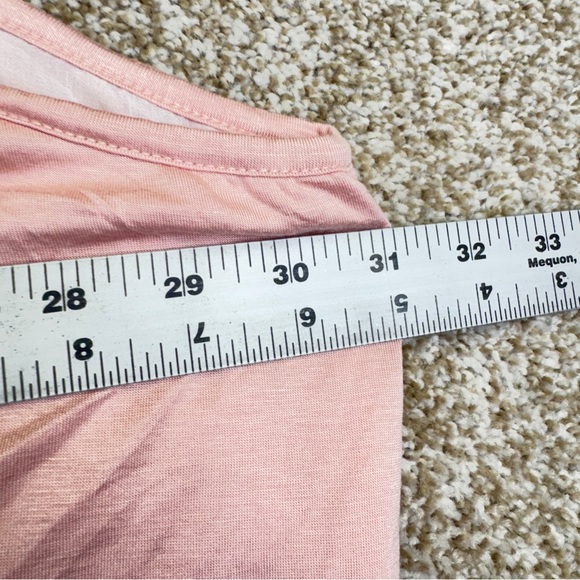 Worthington Light Pink White Layered Tank Top Womens Size 5X - Picture 7 of 13